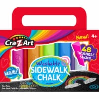 Cra-Z-Art Chalk,Wash,Sidewlk,48,Ast 10880