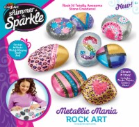 CRA-Z-Art Shimmer 'n Sparkle Metallic Mania Rock Art Kit Perspective: Main