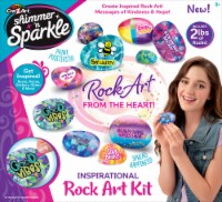 Cra-Z-Art Sparkle N Shine Inspirational Rock Art Kit