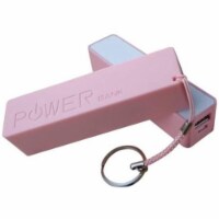 Sungale SPB2000 - (2000 mAh) Portable Power Bank Slim and Small- Perfume Style Design- Pink