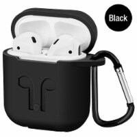 Airpod 2019 Protective Case, Precision Size, 3mm Skin, 360 Protection, Metal Keychain Hook/Cl