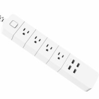Eco4life WiFi Smart Power Surge Protector with 4 Outlets and 4 USB Charging Ports - C380