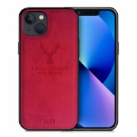 Alpha Digital Luxury Soft Texture Deer Patterned TPU Cloth Protective Case for iPhone13