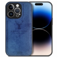 Alpha Digital Luxury Soft Texture Deer Patterned Cloth Protective Case- iPhone14Pro/14 ProMax
