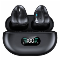Wireless Open Ear/Clip-On Earbuds - Bluetooth 5.3, Up to 18 Hours Playtime, 350mAh battery