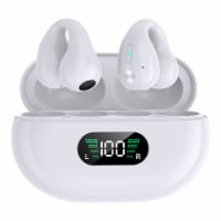 Wireless Open Ear/Clip-On Earbuds - Bluetooth 5.3, Up to 18 Hours Playtime, 350mAh battery