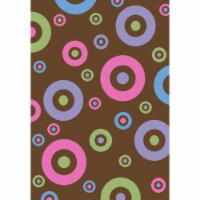 Concord Global 23983 2 ft. 7 in. x 4 ft. 1 in. Alisa Dots In Dots - Brown