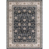 Concord Global 28255 5 ft. 3 in. x 7 ft. 3 in. Kashan Mahal - Green