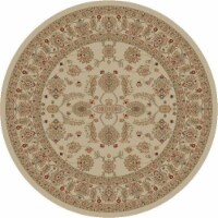 Concord Global 44420 5 ft. 3 in. Jewel Antep - Round, Ivory