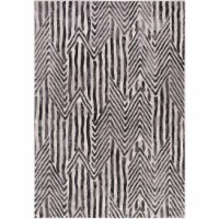 Concord Global 45225 5 ft. 3 in. x 7 ft. 7 in. Lara Dancing Stripes - Ivory