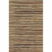 Concord Global 49618 9 ft. 3 in. x 12 ft. 6 in. Jewel Striation Stipes - Multi Color