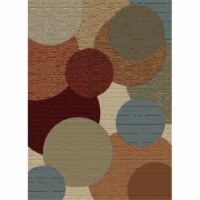 Concord Global 61105 5 ft. 3 in. x 7 ft. 3 in. Soho Rounds - Multi Color