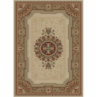 Concord Global 65227 7 ft. 10 in. x 10 ft. 10 in. Ankara Chateau - Ivory
