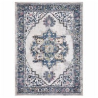 Concard Global Trading 72627 8 x 11 ft. Barclay Medallion Area Rug, Ivory