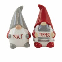 Tabletop Christmas Gnome S/P Shakers Dolomite Braids Hat Y7808