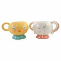 Tabletop Dottie Chick & Bunny Mug Dolomite Easter Decor A5072