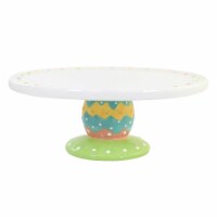 Tabletop Dottie Cake Stand Dolomite Easter Polka Dots A5081