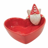 Tabletop Cupid Gnome Bowl Dolomite Candy Love Hearts A7947