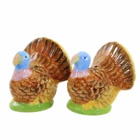 Tabletop Classic Harvest Turkey S&P Dolomite Thanksgiving Gobble Th00012