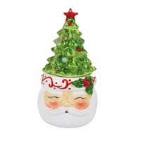Tabletop Santa/Tree Salt And Pepper Dolomite Magnetic Christmas Tc01263