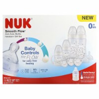 NUK Smooth Flow Anti-Colic Bottle Newborn Gift Set 0+ Months - 11 Pieces