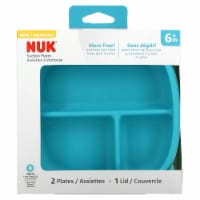 NUK Suction Plates 6M+ - 2 Pack