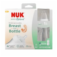 NUK Simply Natural Bottles 1+ Months Medium Flow 3 Bottles - 9 oz (270 ml) Each