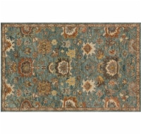 Loloi Underwood Area Rug - Blue/Rust Perspective: Main