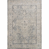 Teagan , Sky / Natural - 2'-8  x 4'