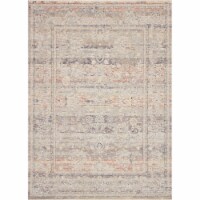 Fay-09 Denim, Rust 7'-10  X 10' Size Rug