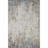 Loloi Rugs DRIFDRI-02IVGN3656 3 ft.-6 in. x 5 ft.-6 in. Drift Abstract Area Rug, Ivory & Gran