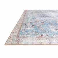 Loloi Rugs WYNTWYN-06TEML2339 2 ft. 3 in. x 3 ft. 9 in. Wynter Teal & Multi Color Traditional