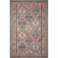 MAL-08 Rose, Multi 18  x 18  Sample Size Rug