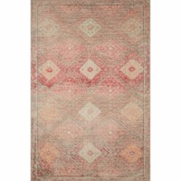 Mal-01 Dove, Sunset 3'-9  X 3'-9  Round Size Rug