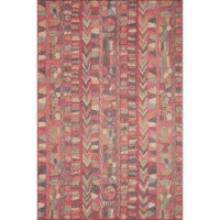 Mal-07 Fuchsia, Multi 5'-0  X 5'-0  Round Size Rug