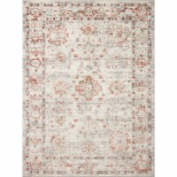 EST-01 Ivory / Rust - 5'-3  x 7'-8
