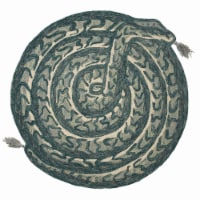 Sel-01 Lagoon, Ivory 3'-0  X 3'-0  Round Size Rug
