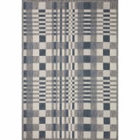 RAI-04 Ivory, Denim 7'-10  x 10'-10  Size Rug