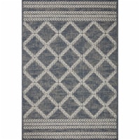 RAI-05 Denim, Ivory 7'-10  x 10'-10  Size Rug
