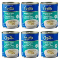 Cortas Hummus Tahini Chick Peas Dip, Ready to Serve, Pack of 6, 14 Oz X 6