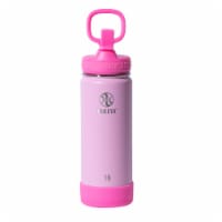 Takeya® Actives Glow in the Dark Straw Water Bottle - Glow Pink Perspective: Main