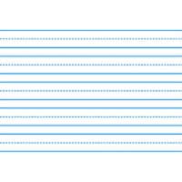 School Smart 085350 Sulphite Long Way Skip-A-Line Writing Paper- 10.5 x 8 In. - White