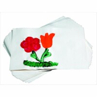 School Smart 085376 Sulphite Finger Paint Paper- White- Pack - 100