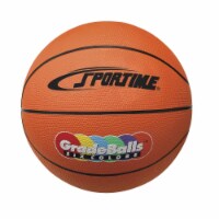 Sportime 1599265 27 in. Gradeball Rubber Junior Basketball, Orange