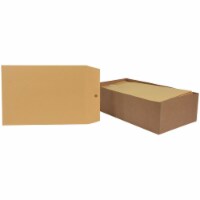 School Smart  7.5 x 10.5 in. Kraft Envelope with Clasp&#44; Kraft Brown - Pack of 100
