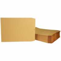 School Smart  11.5 x 14.5 in. Kraft Envelope with Clasp&#44; Kraft Brown - Pack of 100