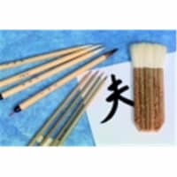 School Specialty Assorted Trim Oriental Decorative Brush Set - Assorted Size- Set - 9