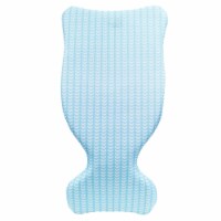 COMFY FLOATS Single Person Saddle Pool Float Lounger, Blue with Chevron Pattern
