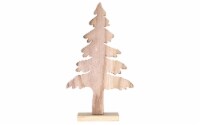 SPC Wood Tree On Stand Lrg 8x13.75x5/8 FlameBurnt