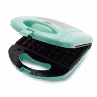 GreenLife Electric XL Waffle & Sandwich Maker - Turquoise Perspective: Main